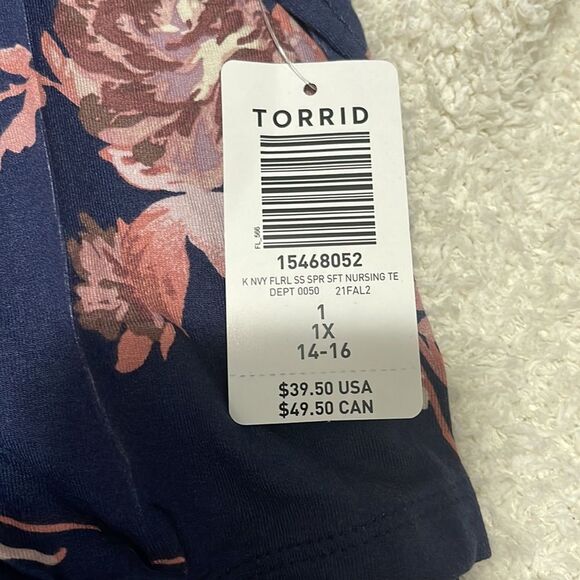 NWT- Torrid - 1, 2 or 3. Maternity Nursing Tee - Picture 7 of 7